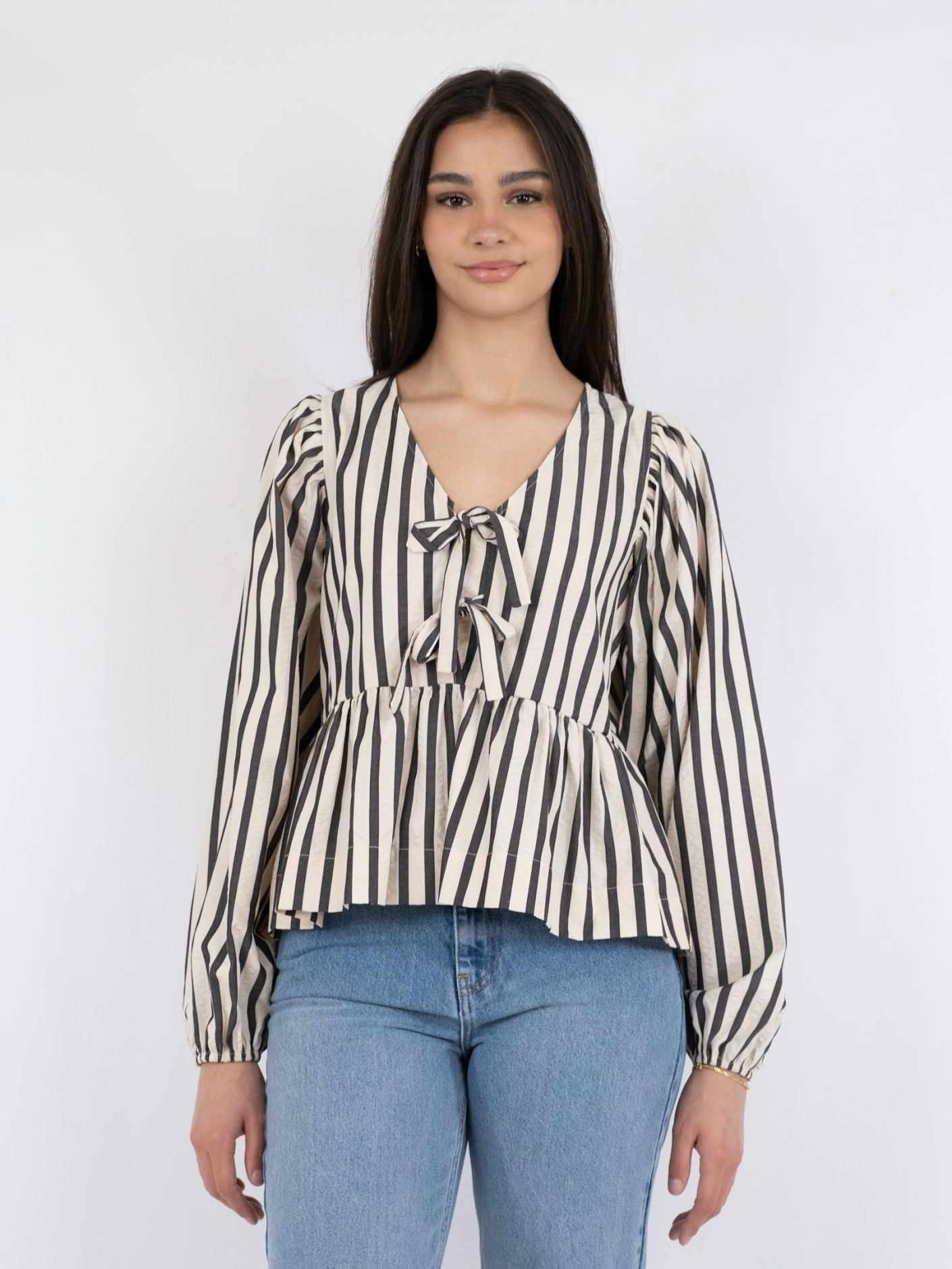 HERA Contrast Stripe Blouse