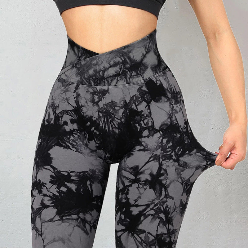 HERA | Langlebige nahtlose Tie Dye Leggings Frauen Yoga-Hosen