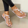 HERA | Orthopädische Damen Flache Sandalen Sommer Strand Schuhe