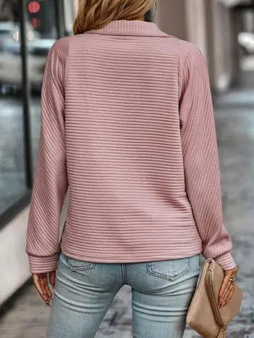 ELEGANTER V-AUSSCHNITT-PULLOVER FÜR DAMEN