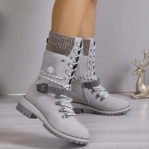 HERA - Elegante Gestrickte Thermo-Stiefel