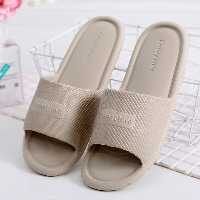 HERA – Rutschfeste Sommer-Flip-Flops für Damen: Bequeme Hausschuhe für den Innenbereich, wasserdichtes EVA-Material