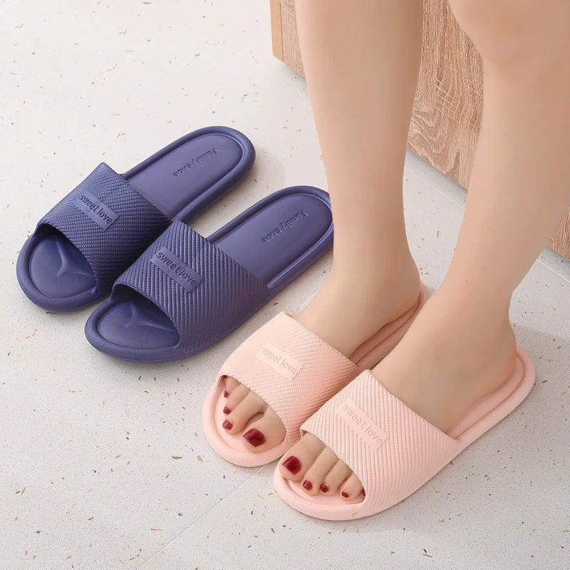 HERA – Rutschfeste Sommer-Flip-Flops für Damen: Bequeme Hausschuhe für den Innenbereich, wasserdichtes EVA-Material