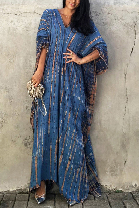 HERA Freely – Lockeres Überwurfkleid im Batik-Boho-Stil