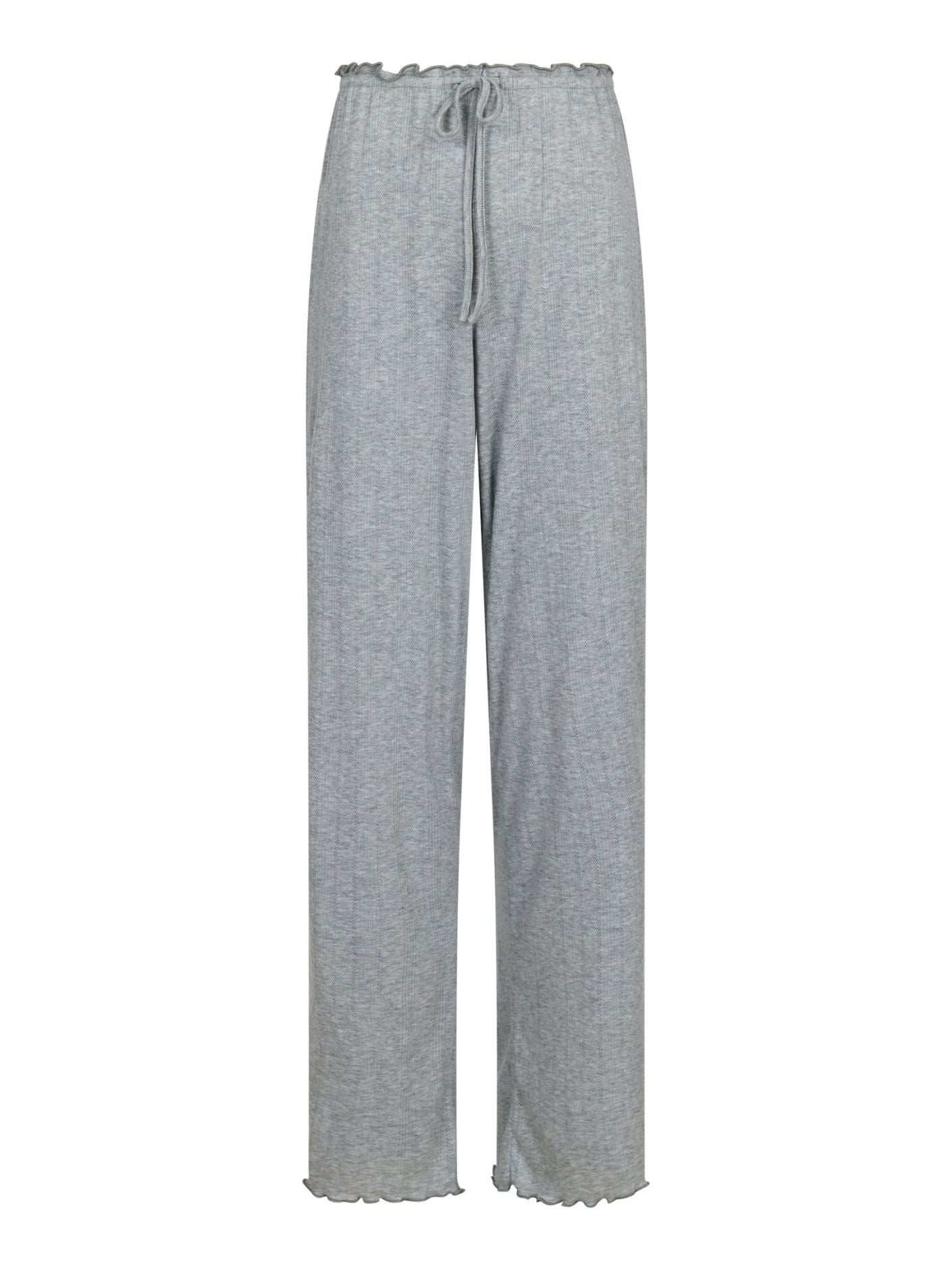 HERA Pointelle Pants in Light Grey