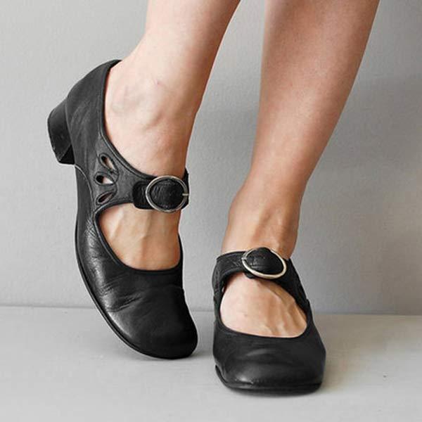 HERA - Vintage Schuhe mit runder Zehe