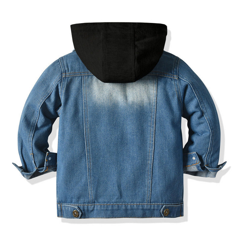 HERA Denim-Jacke mit Kapuze