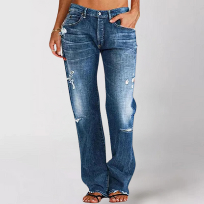 HERA Lockere weit geschnittene Denim Jeans für Damen