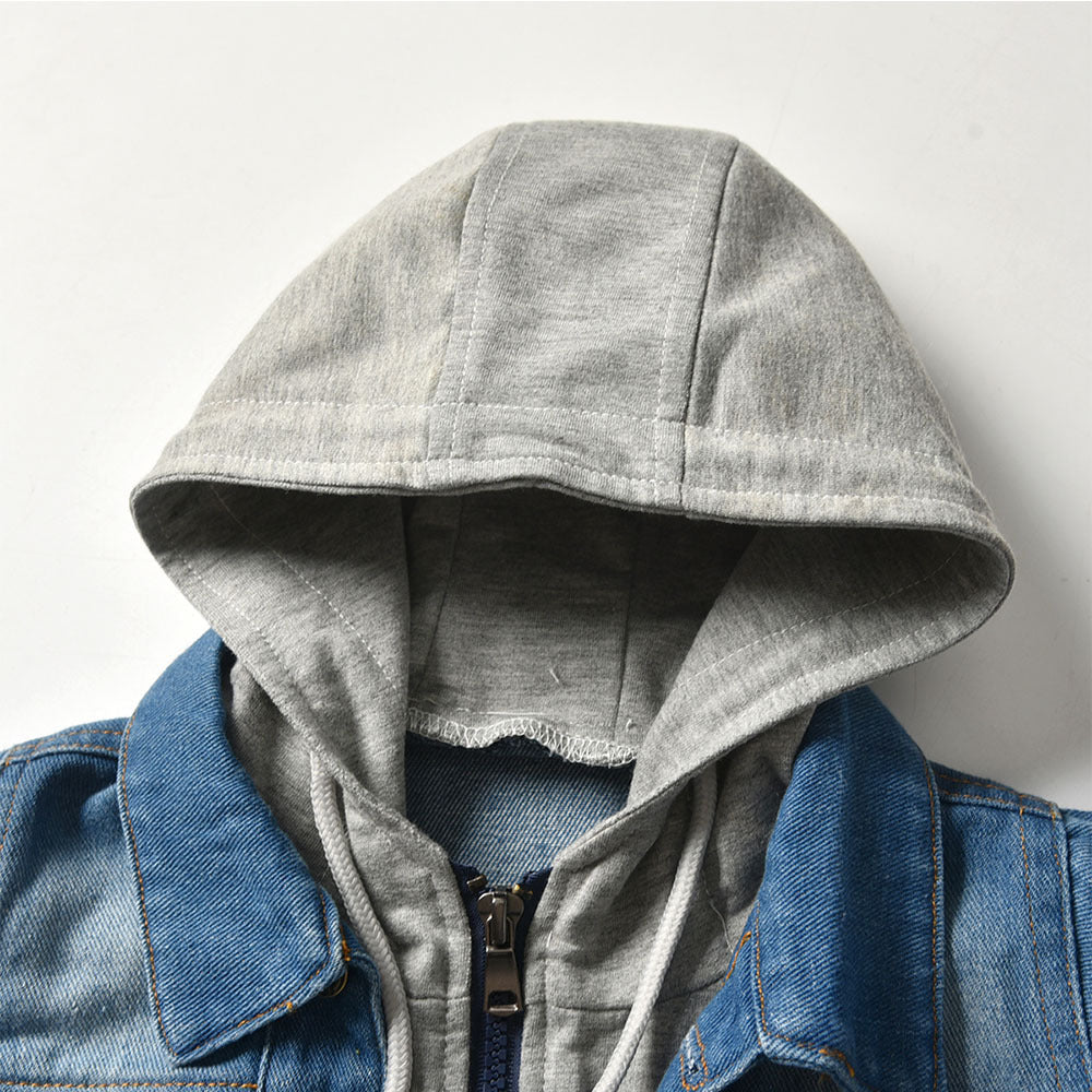 HERA Denim-Jacke mit Kapuze