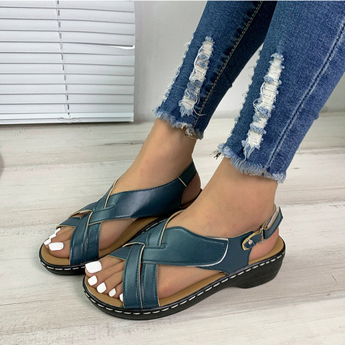 HERA | Orthopädische Ethnische Stil Blume Fransen Sandalen Frauen