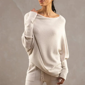 HERA Via™ - Asymmetrisch drapierter Pullover