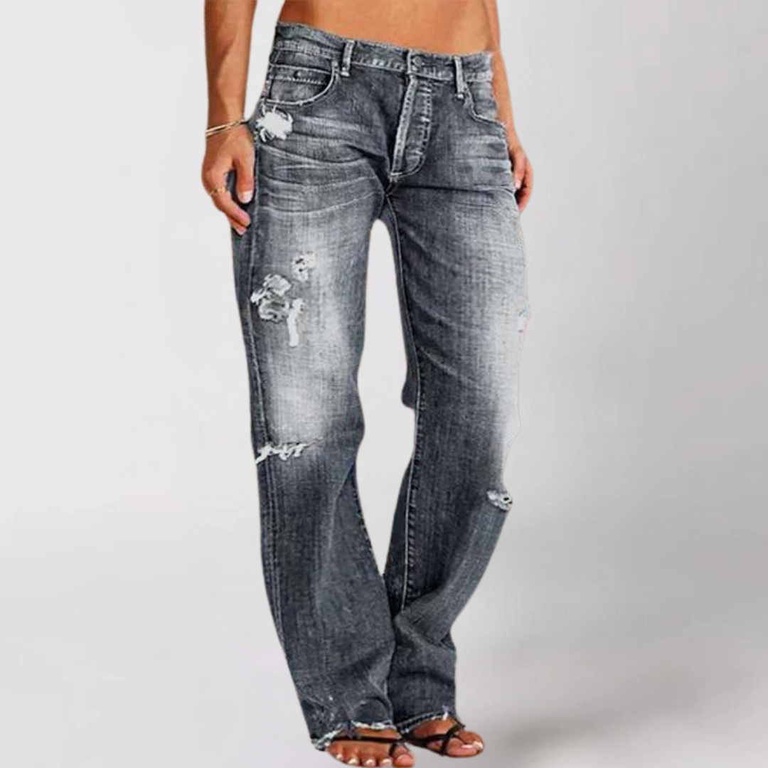 HERA Lockere weit geschnittene Denim Jeans für Damen