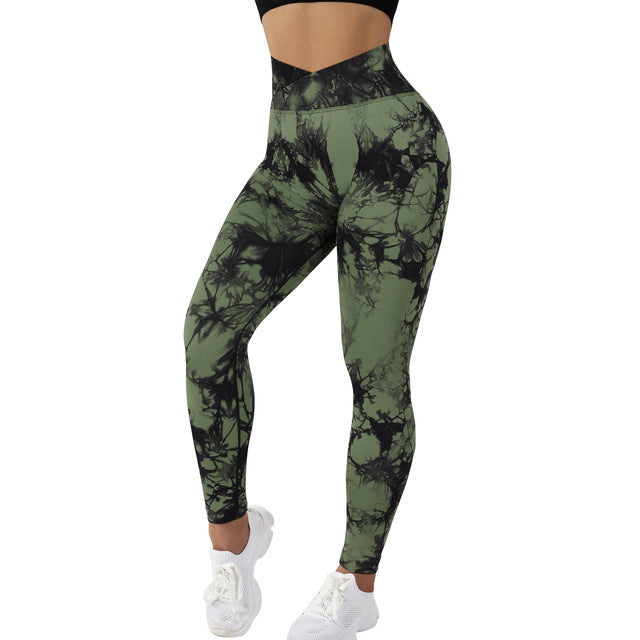 HERA | Langlebige nahtlose Tie Dye Leggings Frauen Yoga-Hosen