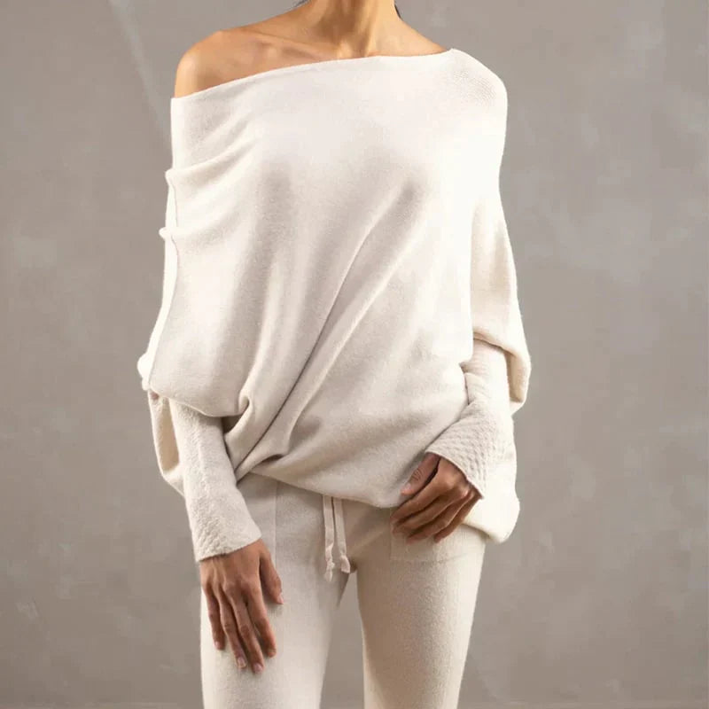 HERA Via™ - Asymmetrisch drapierter Pullover