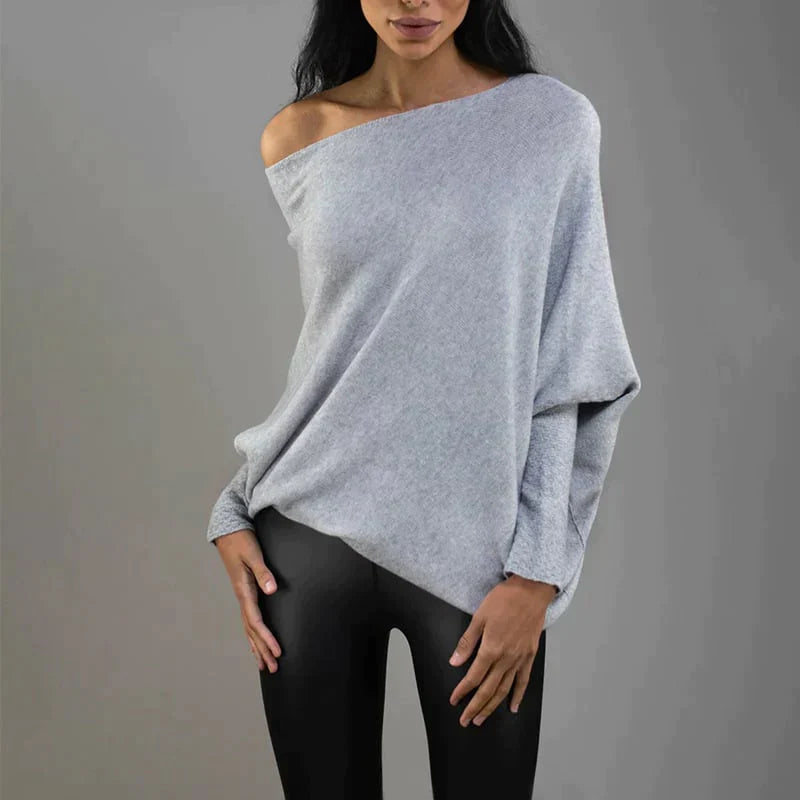 HERA Via™ - Asymmetrisch drapierter Pullover