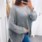 HERA Strick Pullover mit Vokuhila Schnitt / dunkel grau Art. 7014