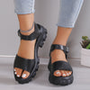 HERA | Orthopädische Mode Casual Solid Farbe Plattform Sandalen