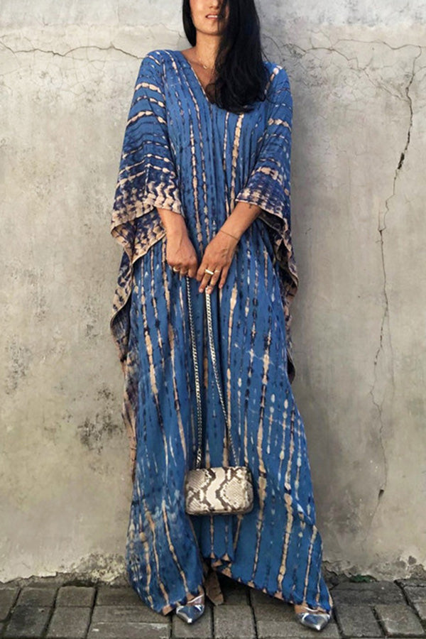 HERA Freely – Lockeres Überwurfkleid im Batik-Boho-Stil