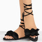 HERA | Orthopädische Blume Flache Sandalen Damen Sandalen