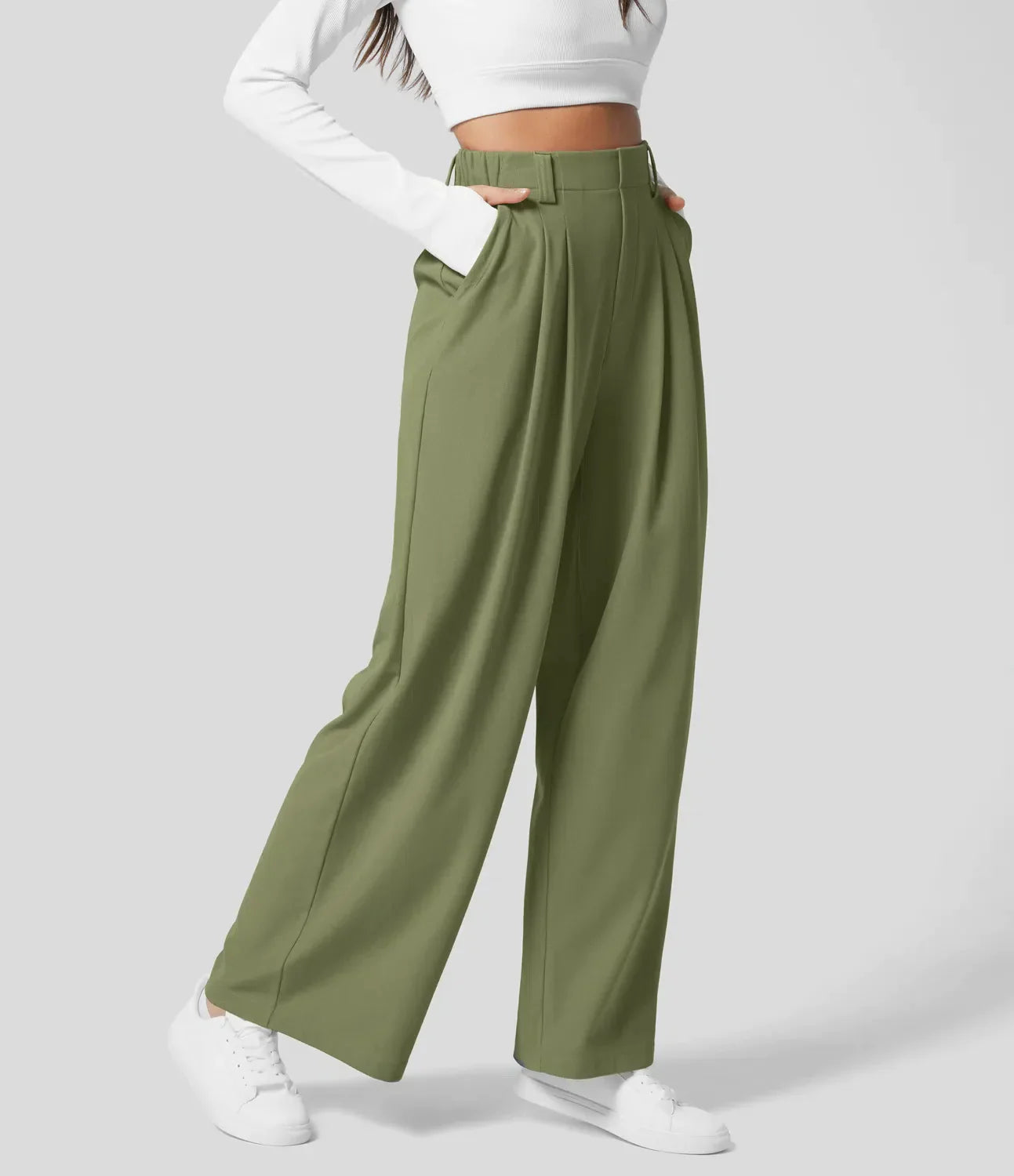 HERA - Klassische Hose mit hoher Taille für Damen