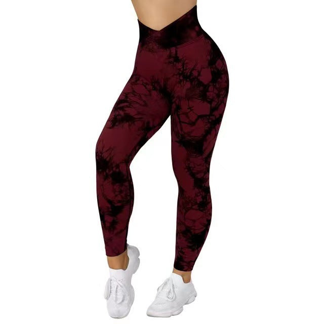 HERA | Langlebige nahtlose Tie Dye Leggings Frauen Yoga-Hosen