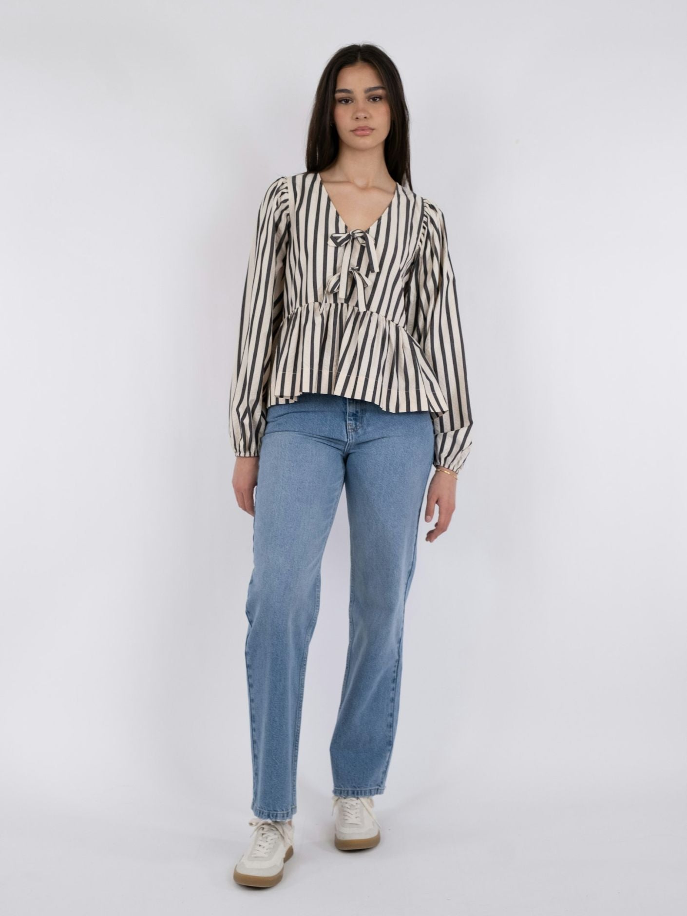 HERA Contrast Stripe Blouse