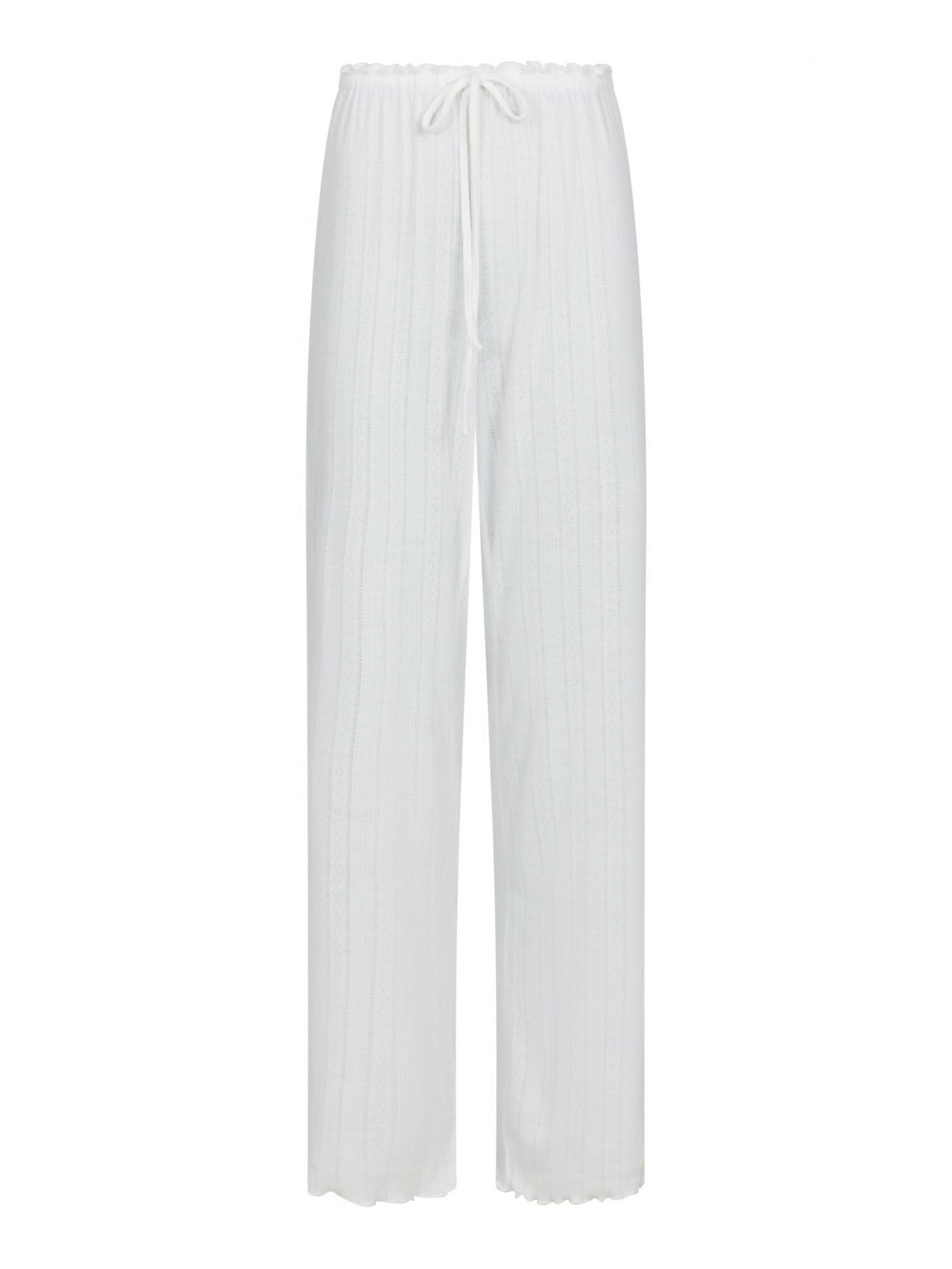 HERA Pointelle Pants in White