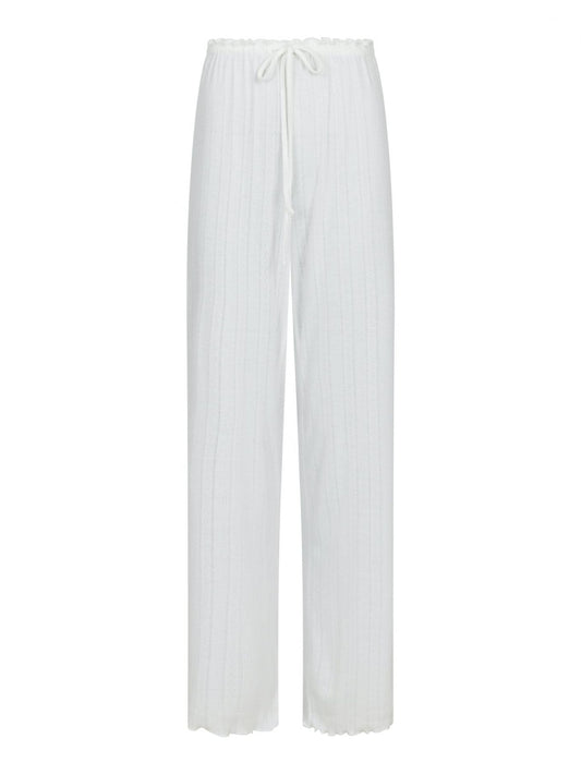 HERA Pointelle Pants in White