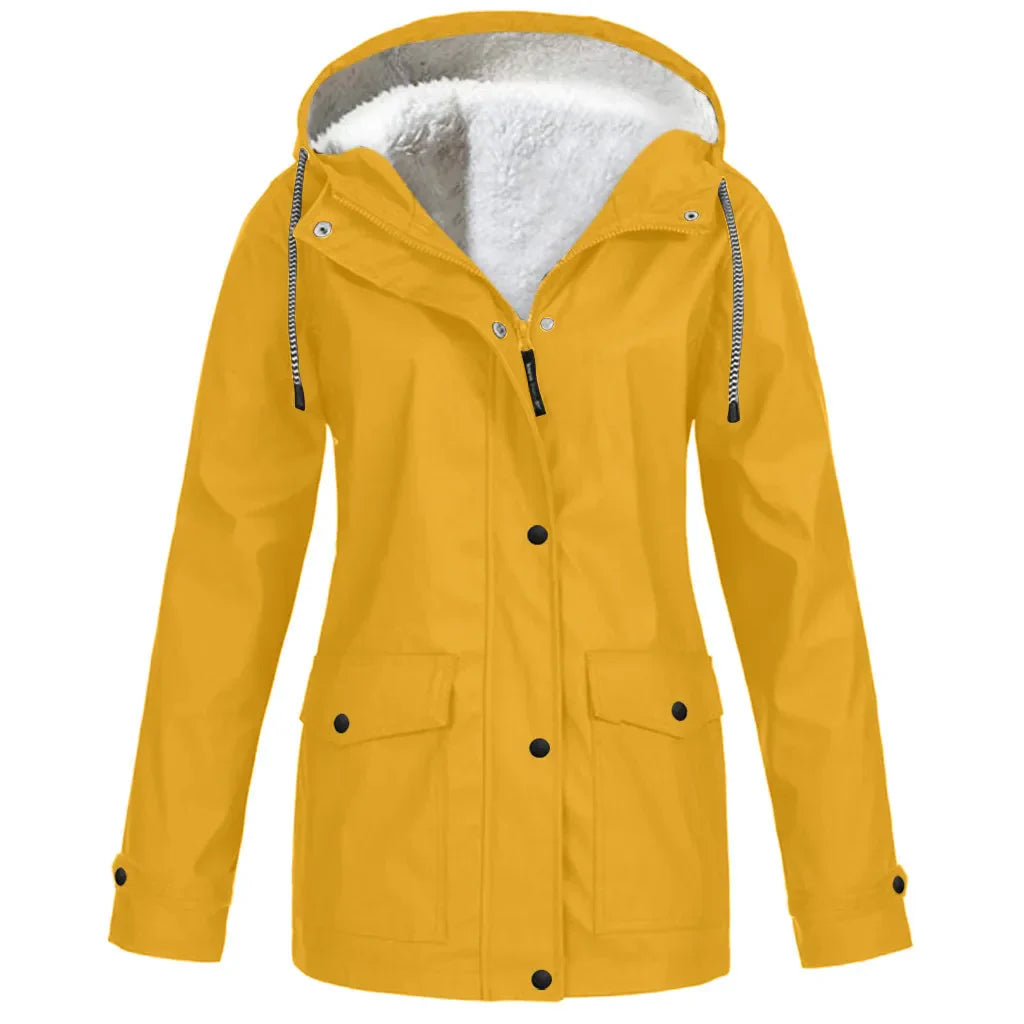 HERA - wind- und wasserdichte Outdoor-Jacke mit Fleece-Futter