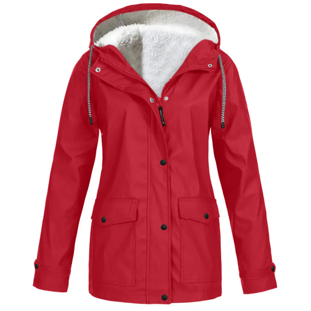 HERA - wind- und wasserdichte Outdoor-Jacke mit Fleece-Futter