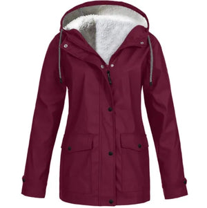 HERA - wind- und wasserdichte Outdoor-Jacke mit Fleece-Futter