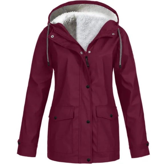 HERA - wind- und wasserdichte Outdoor-Jacke mit Fleece-Futter