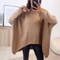 HERA Strick Pullover mit Vokuhila Schnitt / cappuccino-Camel Art. 7012