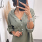 HERA Bluse mit Kapuze / khaki Art. 4976