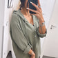 HERA Bluse mit Kapuze / khaki Art. 4976