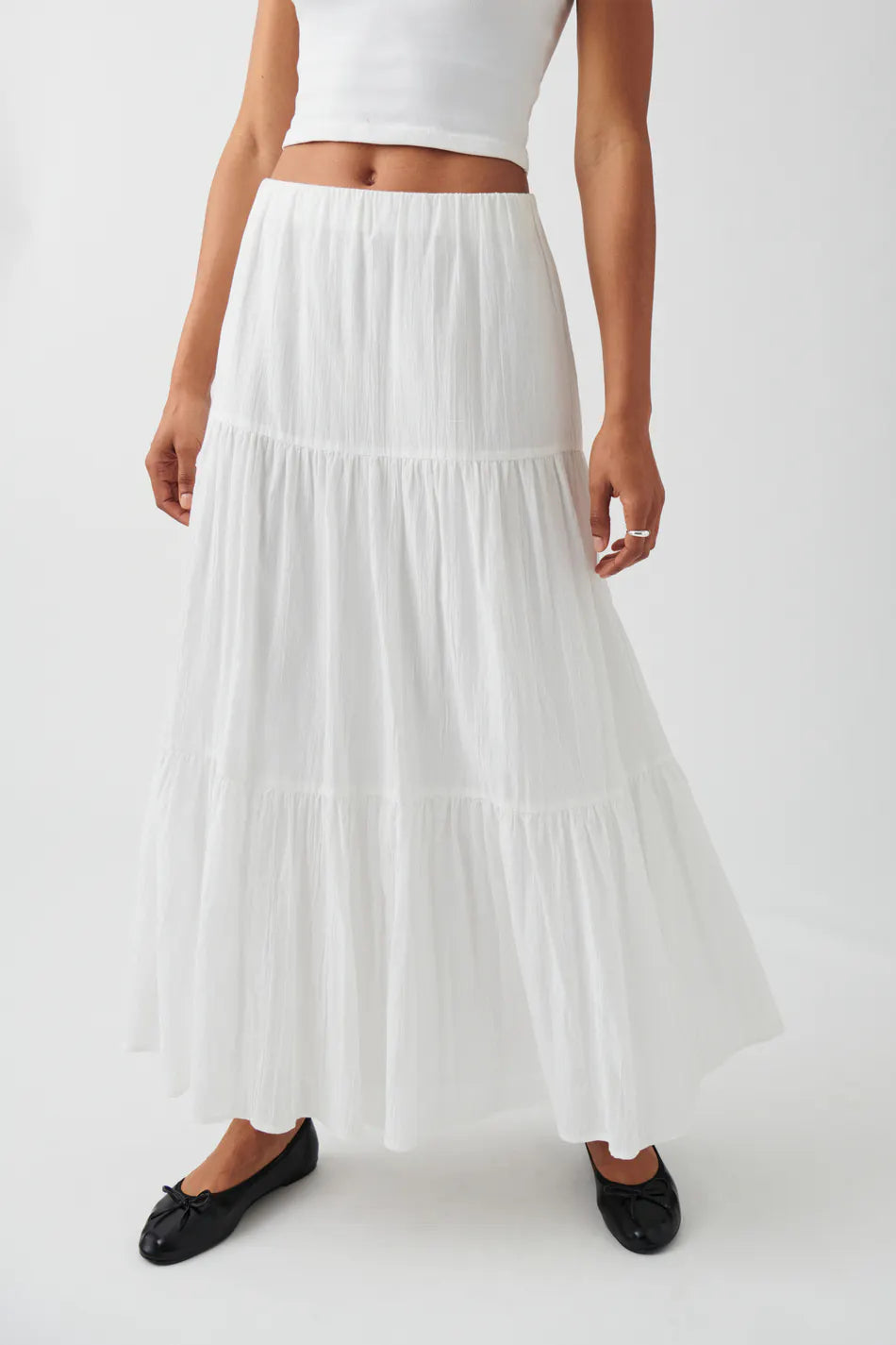 HERA Cotton Skirt white