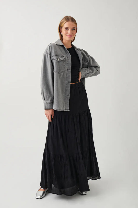 HERA Cotton Skirt black