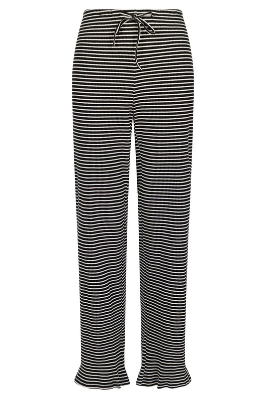 HERA Stripe Pants in black