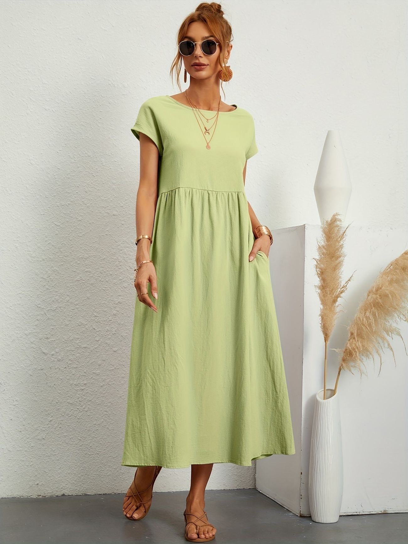 HERA Camille | Kleid mit Rundhalsausschnitt