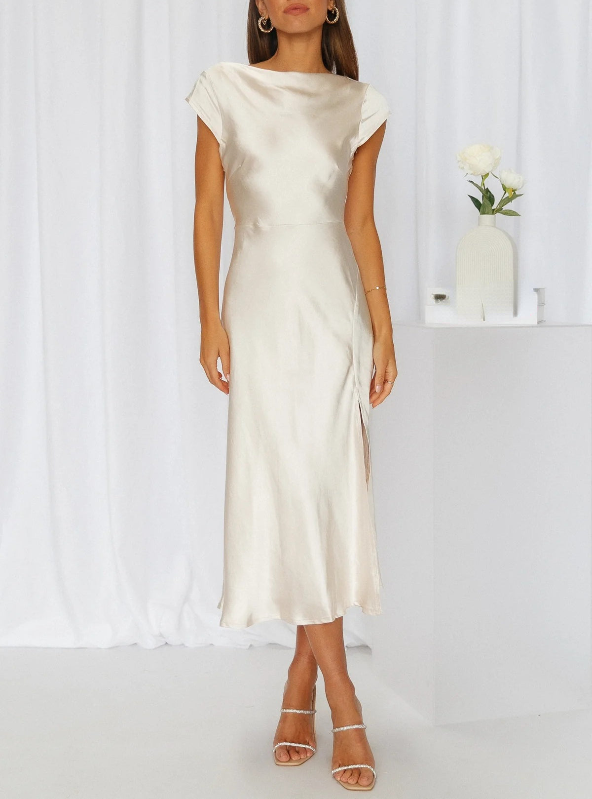 HERA - Elegantes Slik-Kleid