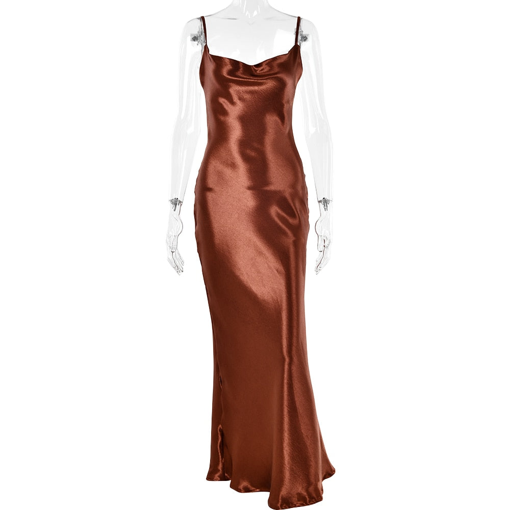 HERA Verführerisches Sommerkleid | Damen Satin Spitzenkleid mit Rückenschnürung