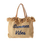 HERA Sommer Vibes Strandtasche | Bunte Strandtasche mit sommerlichem Aufdruck