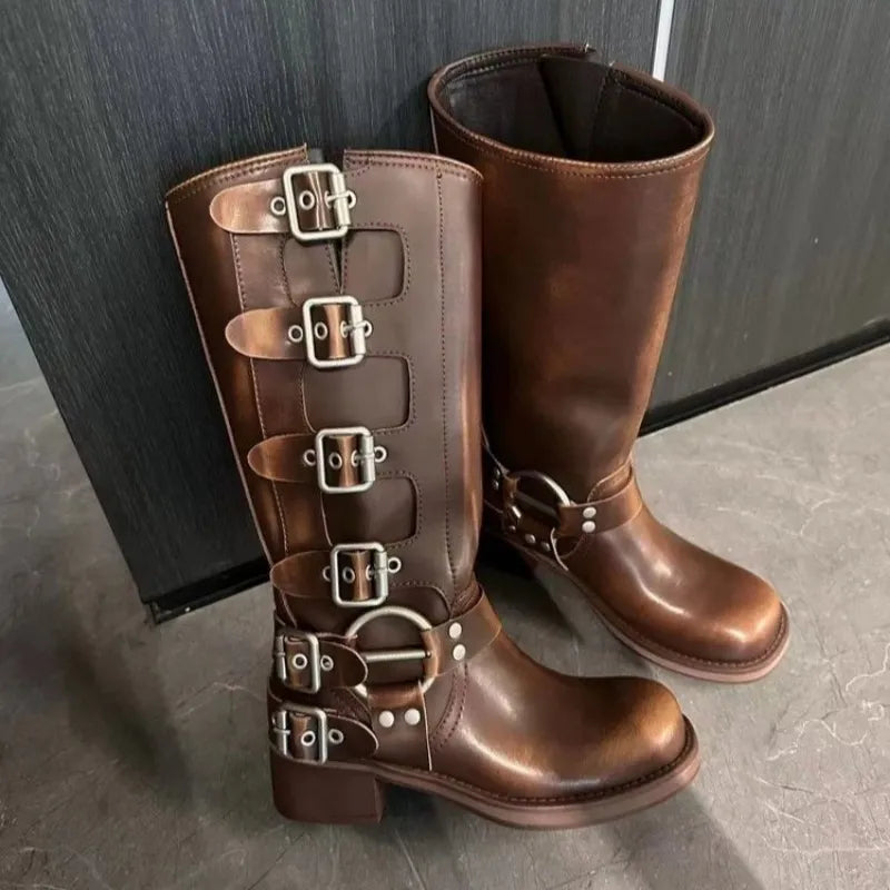 HERA - Vintage Lederstiefel