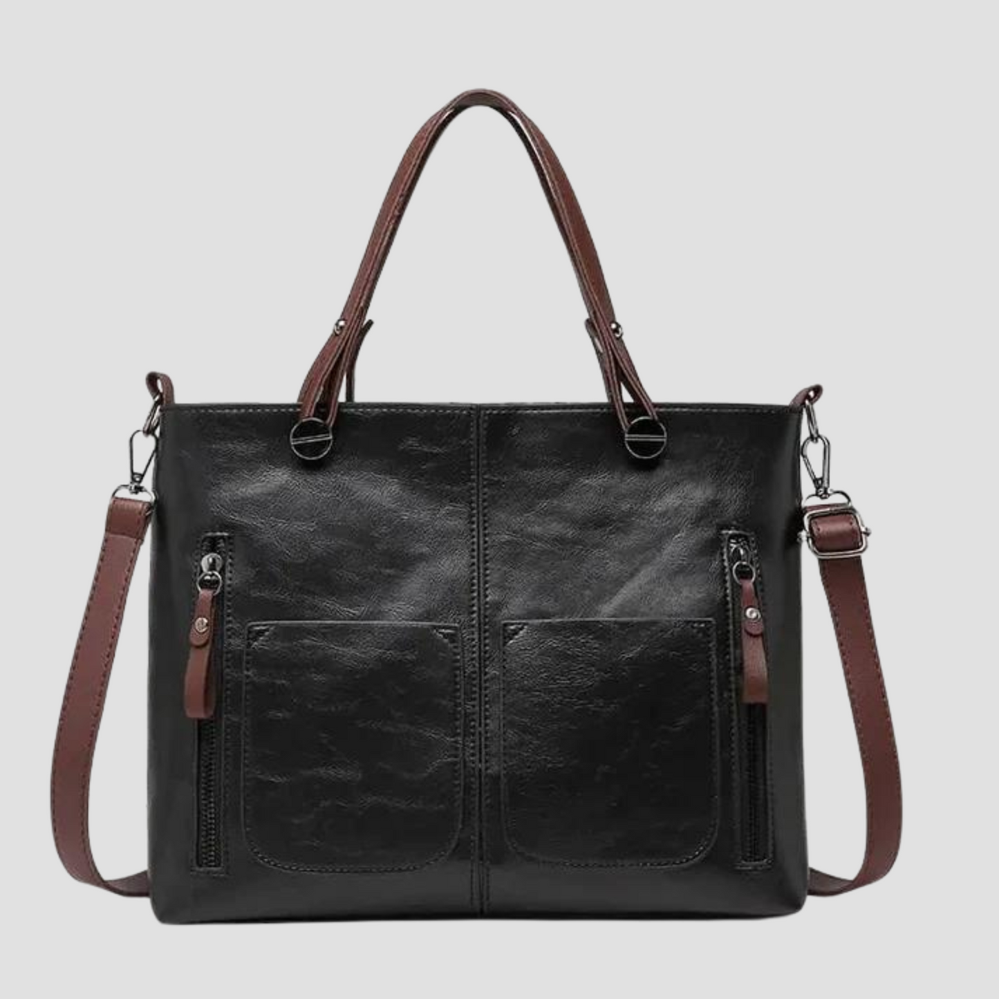 HERA - Damen Vintage Leder Umhängetasche