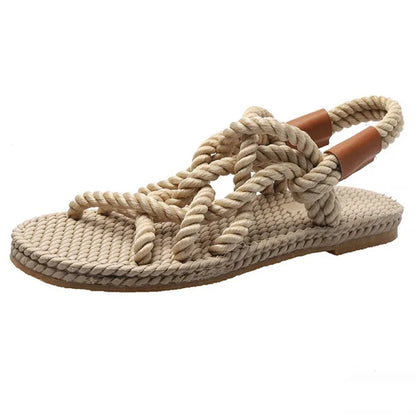 HERA - Geflochtene Seil-Gladiator-Sandalen für Frauen