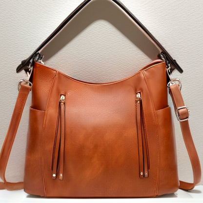 HERA Elegante Vintage-Ledertasche