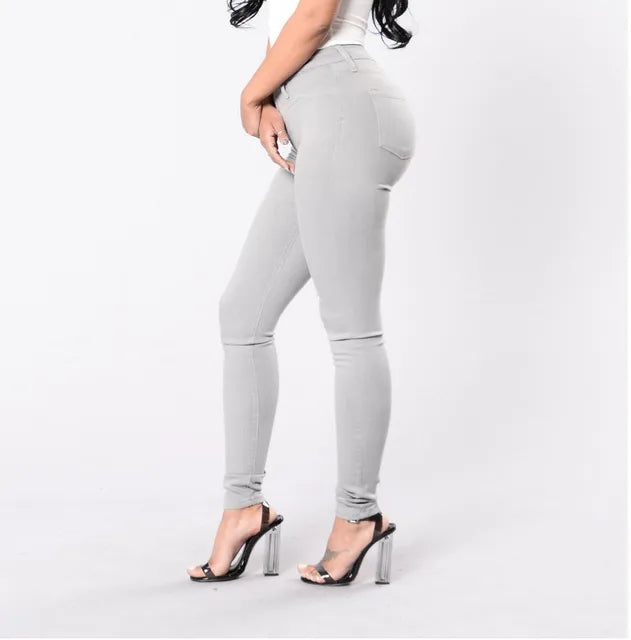 HERA - Hohe Taille Skinny Büro-Damenjeans