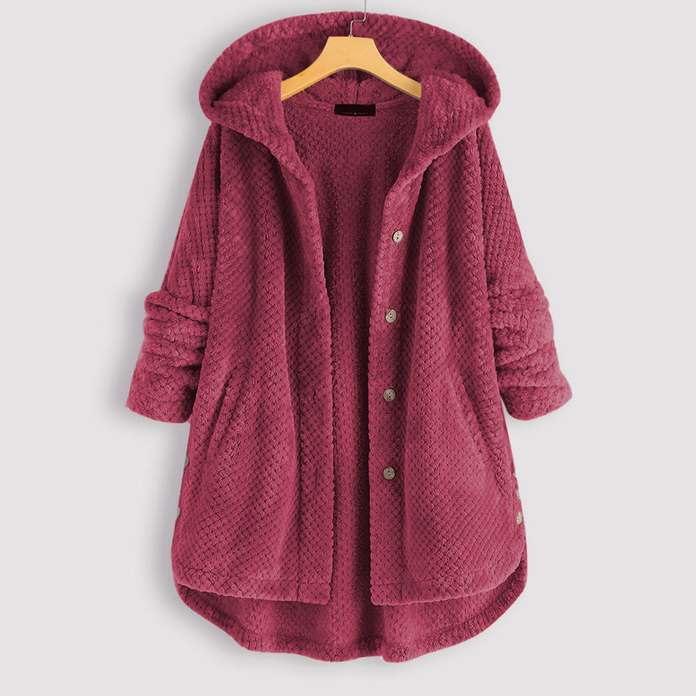 HERA - Winter Reversible Fleece-Kapuzenjacke