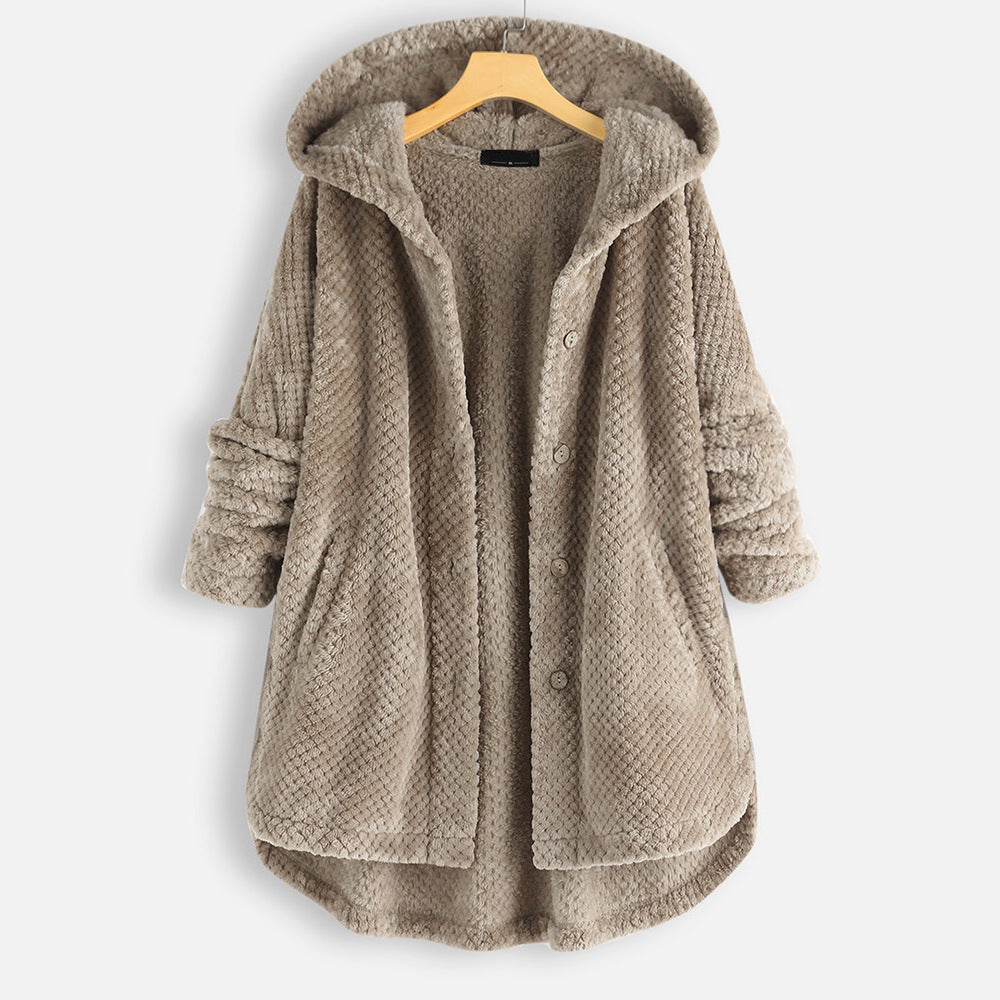 HERA - Winter Reversible Fleece-Kapuzenjacke