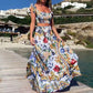 HERA - Sexy zweiteiliges Sommerkleid mit Boho-Print